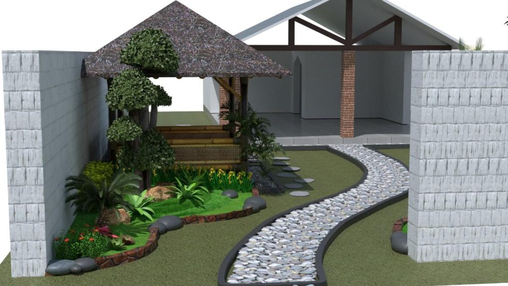 jasa desain taman 3d