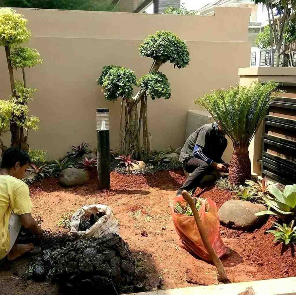 Desain halaman rumah mewah